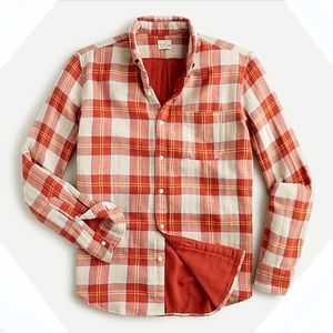 🤩 NEW J. Crew Slim Double-Weave Shirt
